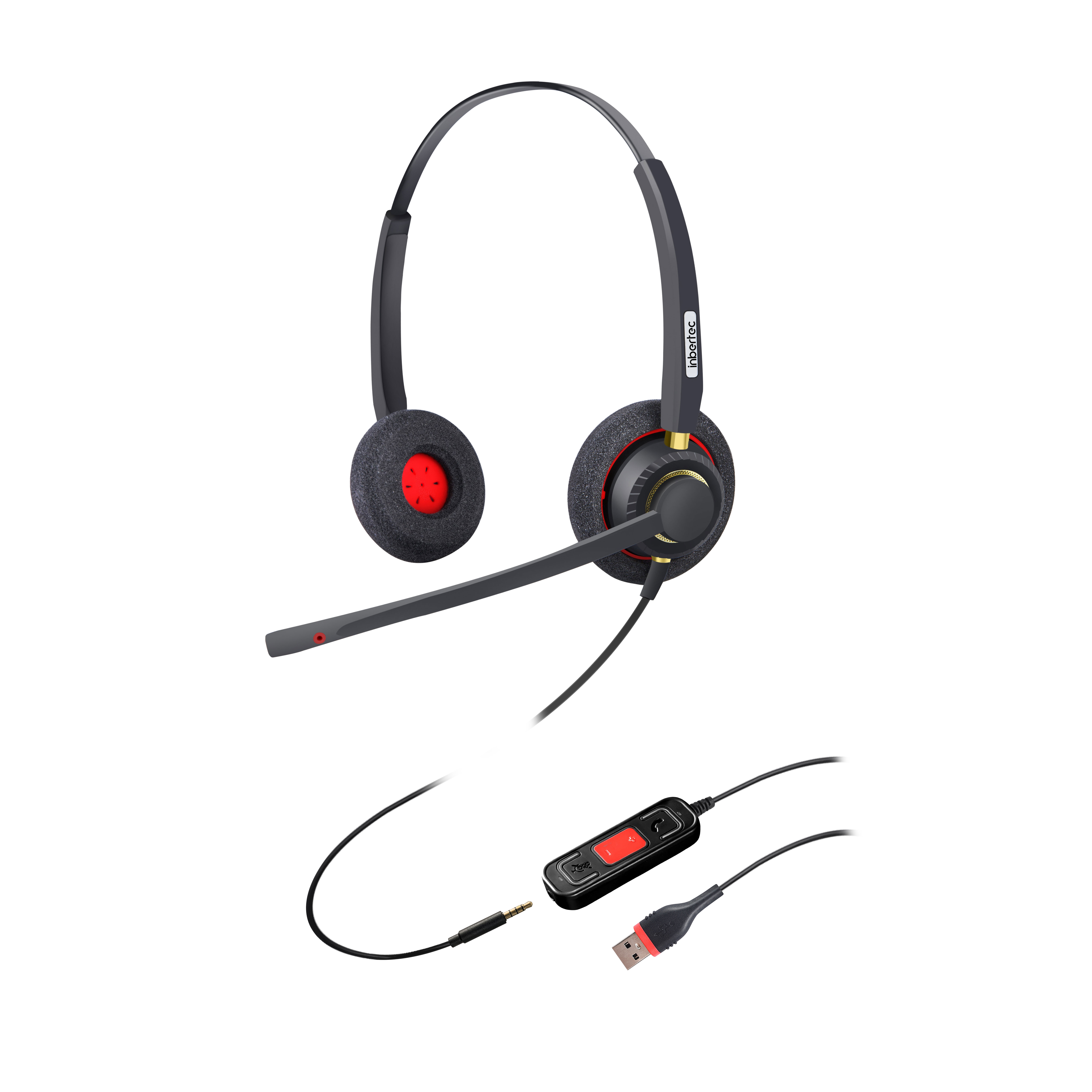 Premium-Dual-UC/Teams-Headset mit Geräuschunterdrückung