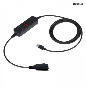 U009P kiirlahutuskaabel PLT GN QD kaabel USB-A USB-C-liidesesse kõnekeskuse sisemise juhtimisega