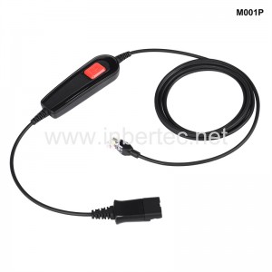 M001P kabel za brzo odvajanje PLT GN QD kabel na RJ9 konektor s inline kontrolom