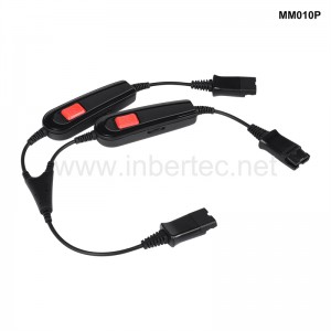 MM010P ક્વિક ડિસ્કનેક્ટ કેબલ Y-Training Cable Trainer Cable PLT GN QD સાથે અને બંને છેડે ઇનલાઇન કંટ્રોલ