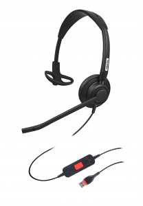 UB815M Single Ear AI Noise Canceling Headset