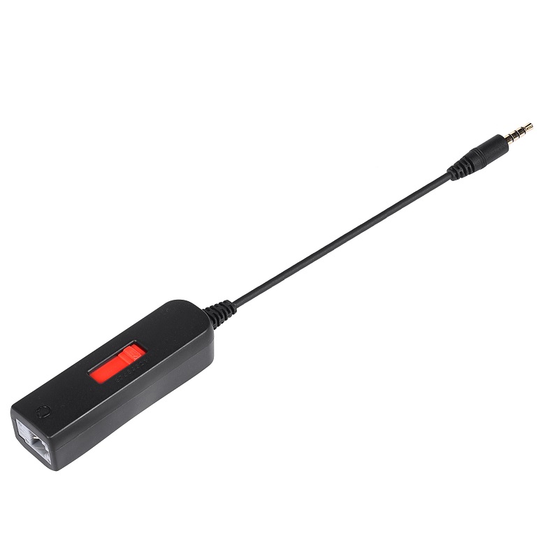 Adaptador de auricular F080J RJ9 Cable de extensión Adaptador hembra universal RJ9 a conector de audio de 3,5 mm