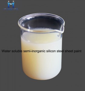 Hersteller Guter Preis Wasserlösliche halbanorganische Silizium-Stahlblechfarbe