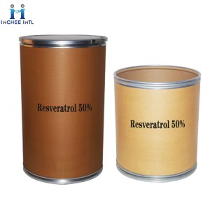 Üretici İyi Fiyat Resveratrol 50% CAS:501-36-0