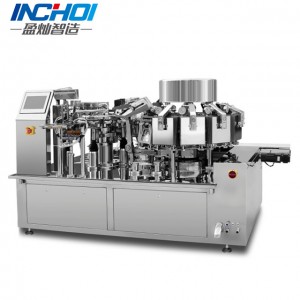 2021 Good Quality Small Modified Atmosphere Packaging Machine – Automatic rotary bag-feeding vacuum packaging machine – INCHOI