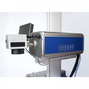 Máquina de marcado láser UV voador para cables