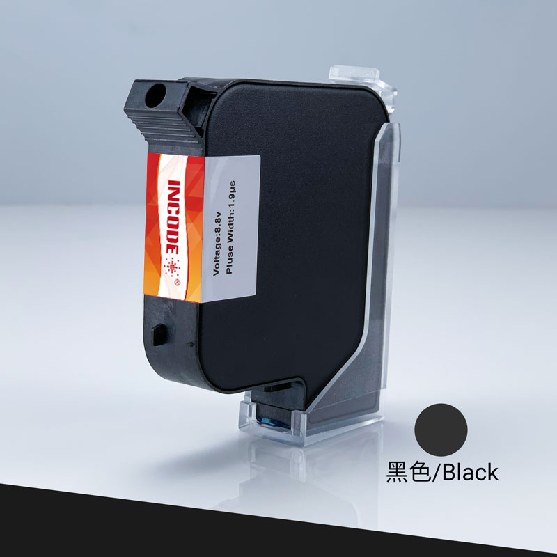 INCODE Black Solvent Based Fast Dry TIJ One-Inisi Ink Cartridge