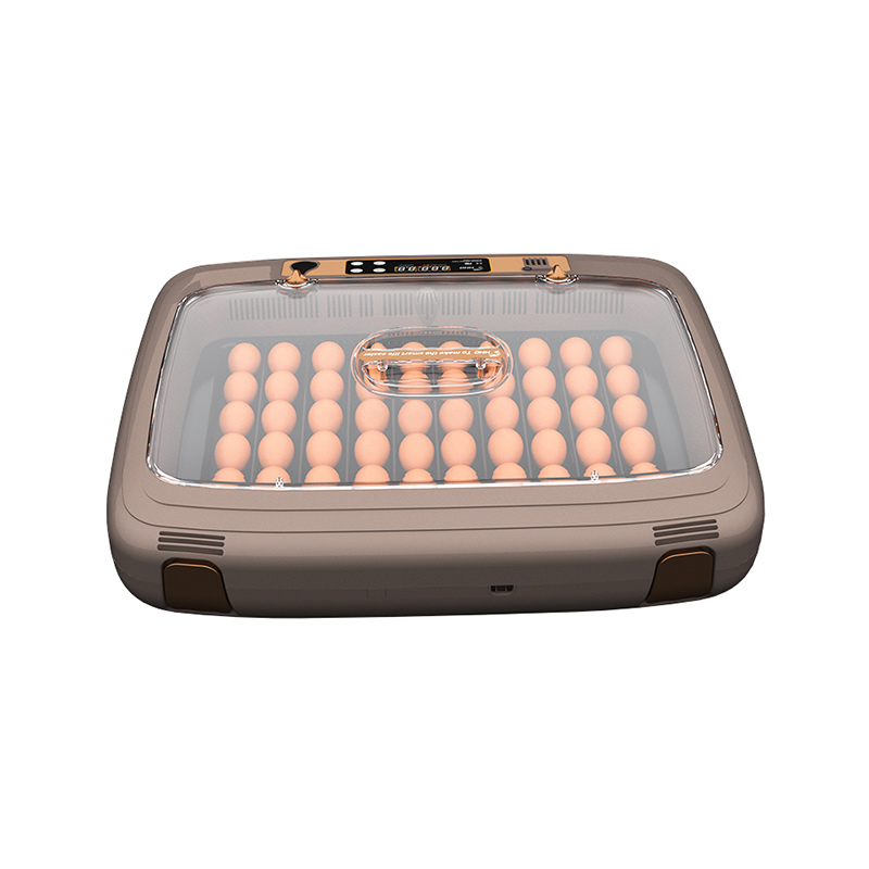 Автоматичен контрол на влажността Инкубатор за 50 яйца за люпене на пилешки, гъши, пъдпъдъчи яйца Представено изображение