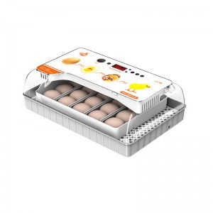 אינקובטור HHD חדש 20 ביצים אוטומטית נתמך בהוספת מים אוטומטית