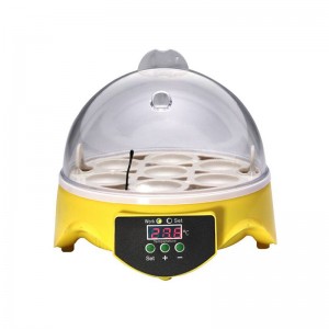 Inkubator HHD mini 7 jaj wylęgowych maszyna do jaj kurzych używana w domu
