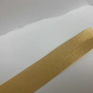 Malla de alambre tejido de metal recubierto de oro