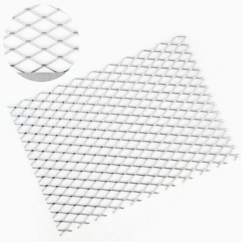 Silver Mirco Expanded Metal Mesh Battery Mesh Featured Image