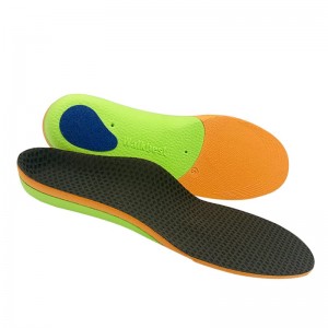 ODM Manufacturer Gel Silicone Massage Shock Absorption Arch Support Orthopedic Shoe Heel Insole