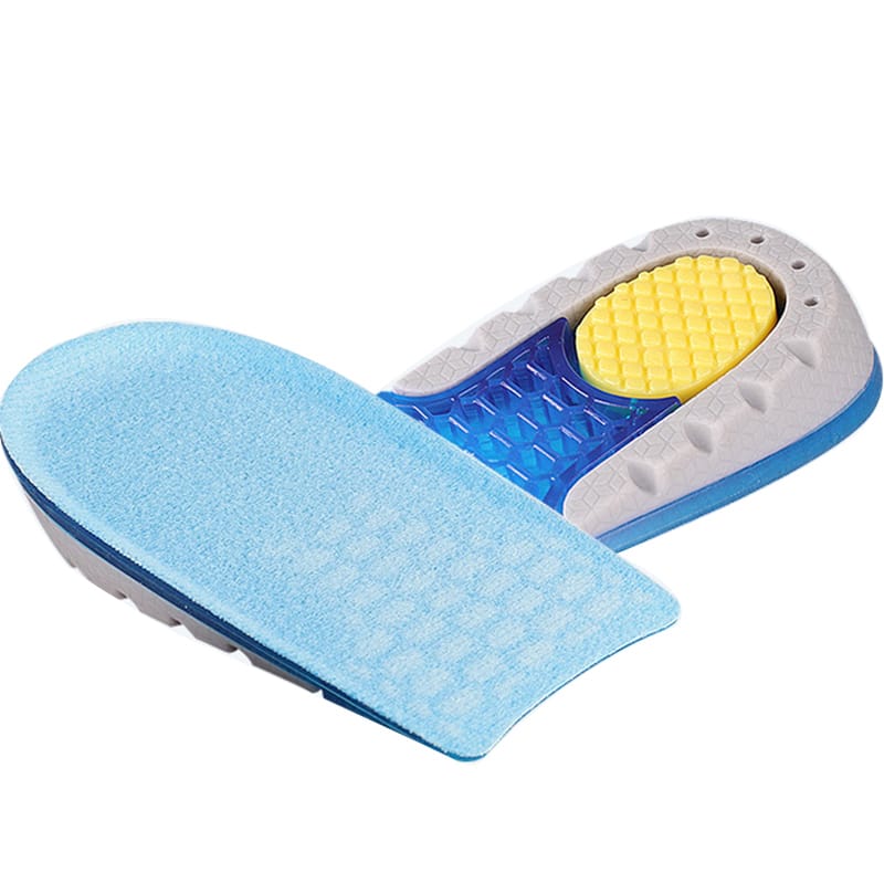 Mezza lunghezza Altezza personalizzata Aumenta le solette GEL Factory Pad per scarpe