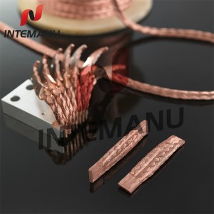 Wire component with copper wire and terminals