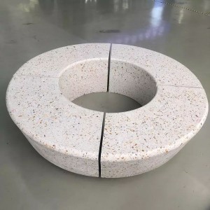 Mākslīgā cementa Terrazzo akmens galda virsmas