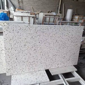 Matériau de comptoir de plancher de porcelaine de balcon multicolore de tuile de terrazzo beige de l'Australie 300X300 270X180 tuile de terrazzo à vendre