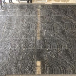 Chinese Coffee Wood vein marble flooring uye madziro mataira