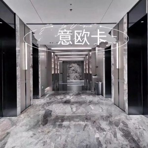 Kinesisk grå marmorfliser for kjøkken og bad
