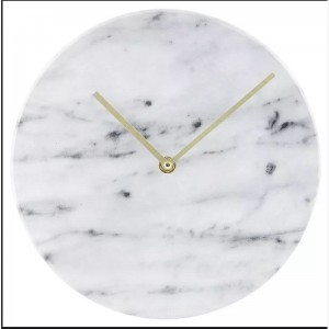 Digital Marble Stone Small Wall Clock for Home Decoration