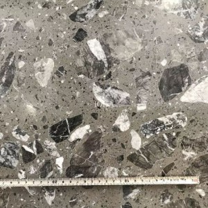 Chan Precio prefabricado Terrazo Baldosas cemento mate pulido mesa de exterior mesa de interior placas de encimera de cociña