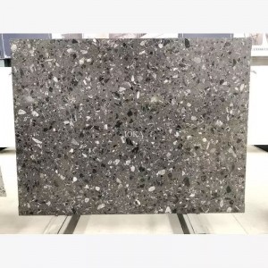 Grīda Cena saliekamā Terrazzo grīda Flīzes cementa matēta pulēšana āra galds iekštelpu virtuves countertop plāksnes