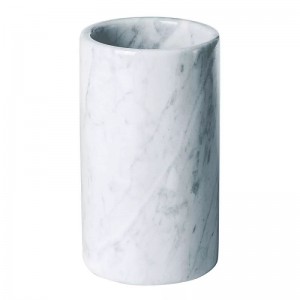Marmor blyantholder, hvid marmor desktop penholder til salg