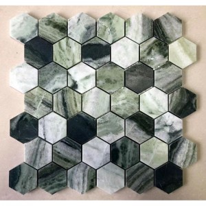 Bag-ong Green nga materyal Mga tile sa marmol alang sa dekorasyon sa banyo ug hotel