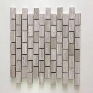 Mosaic Backsplash -laatta keittiöön, kylpyhuoneen seinät, kylpylälaatat, allaslaatat, 12" x 12" valkoinen