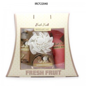 Karštai parduodamas Kalėdų dovanų rinkinys vonios prabangus kokoso SPA dovanų krepšelis odos priežiūrai
