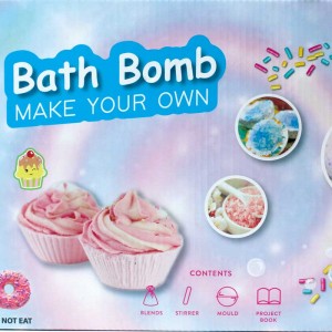 Conjunto de presentes de aniversário para crianças orgânicos naturais Fornecedor de brinquedos OEM faça você mesmo Faça suas próprias bombas de banho Sal