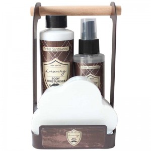 Ny andian-dehilahy PVC Window Box Shower Gel Body Lotion Shaving Cream Massage Soap