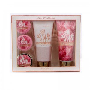 Pink Tulip Mother's Day Skin Care Body Wash Body Lotion Bubble Bath para sa mga Babaye nga adunay FDA
