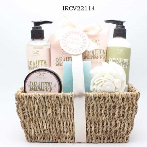 Olive OEM Vanilla Fragrance Great Christmas SPA Bath SPA Gift Set Baskets