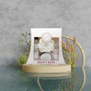 Оливковий OEM Vanilla Fragrance Чудовий різдвяний SPA Bath SPA Gift Set Baskets