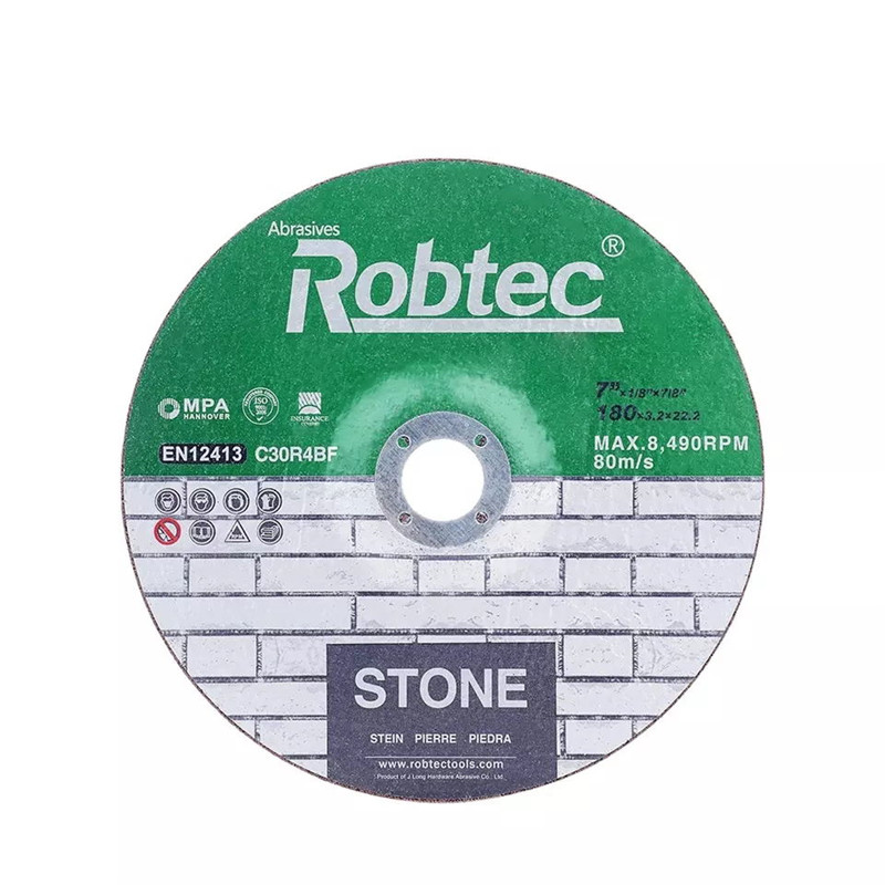 ROBTEC 7 inch 180×3.2×22.2mm grinding wheel for Stone