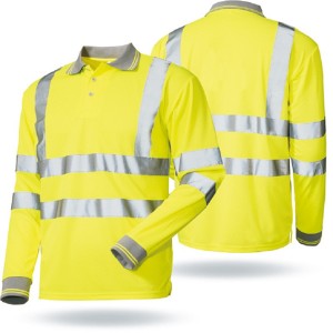 Safetywear 100% פוליאסטר חולצת פולו רעיוני בטיחות