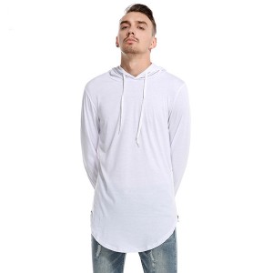 T-shirt lelaki dengan hoodie