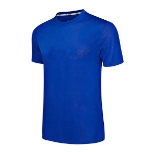 जल्दी सूखी सांस लेने योग्य खेल जिम शर्ट पुरुष टी-शर्ट
