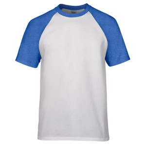 Custom logo 100% bomull Raglan T-skjorte