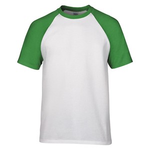 අභිරුචි ලාංඡනය 100% කපු Raglan T shirt