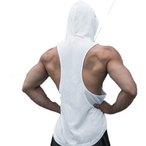 Coolguy gym tank top với áo hoodie