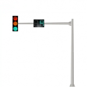 Tiang Lampu Sinyal Lalu Lintas Baja Galvanis Jalan Perkotaan Dan Jalan Raya