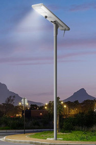What are the features of the integrated solar street light controller