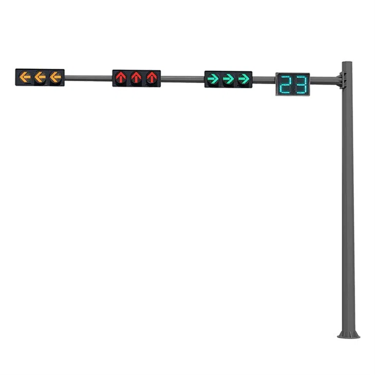 Paint Traffic Light Octagonal Signal Pole