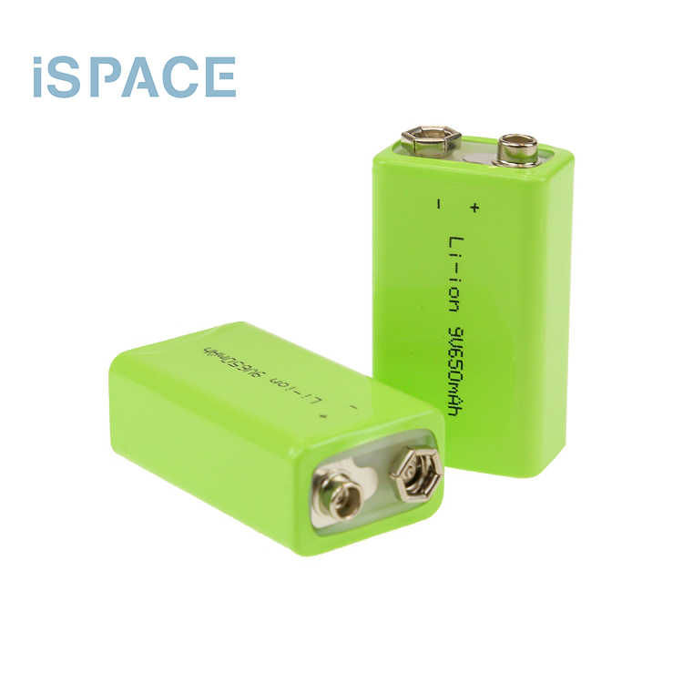 9V 650mAh Lithium Ion Rechargeable USB Batteries Li-ion Cell