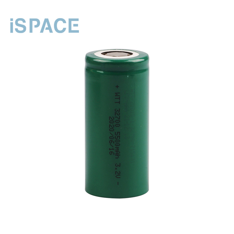 32700 3,2V 5500mAh Grade A Lifepo4 cylindriskt litiumbatteri