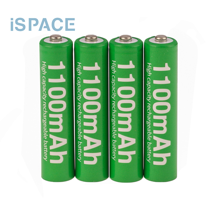 Batteries Li-ion cylindriques rechargeables haute capacité 1.5V 1100mAh
