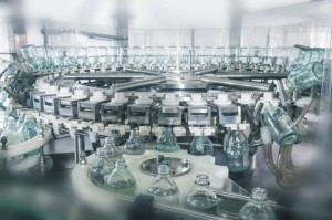 Línea de producción de solución de botella de vidrio IV
