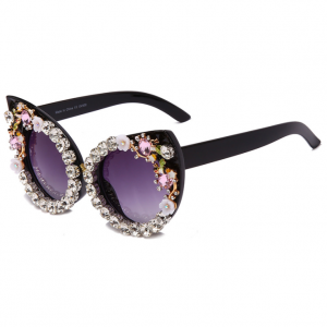 I Vision T235 Luxury Diamond rhinestone solbriller kvinner